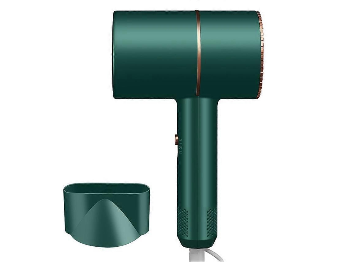 Secador de pelo doméstico GOKOCO de 800 W con concentrador para un secado rápido, luz azul, aire caliente y frío.
