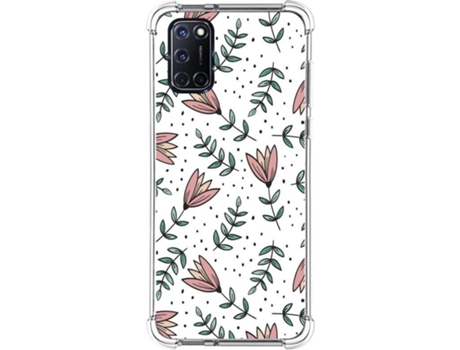 Carcasa Oppo A52 TUMUNDOSMARTPHONE Dibujos Antigolpes Flores 01 Multicolor