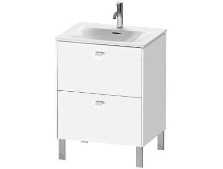 Pedestal de lavabo DURAVIT Brioso vertical 62,0 x 47,9 cm 2 cajones incl. recorte de sifón y delantal para lavabo Viu 234463