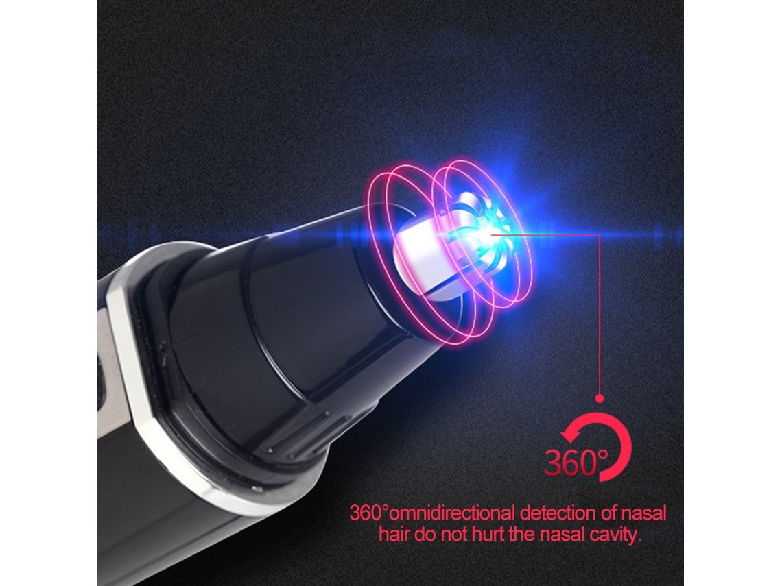 Recortador De Pelo Nasal Eléctrico 4 En 1 Recargable Para Hombres: Nariz, Cejas, Patillas Y Barba