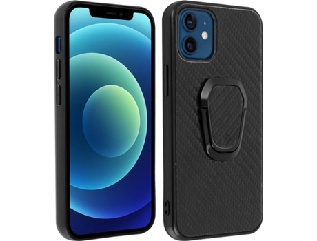 Funda iPhone 12 Mini AVIZAR BACK-PTP-CAR-12MI Negro