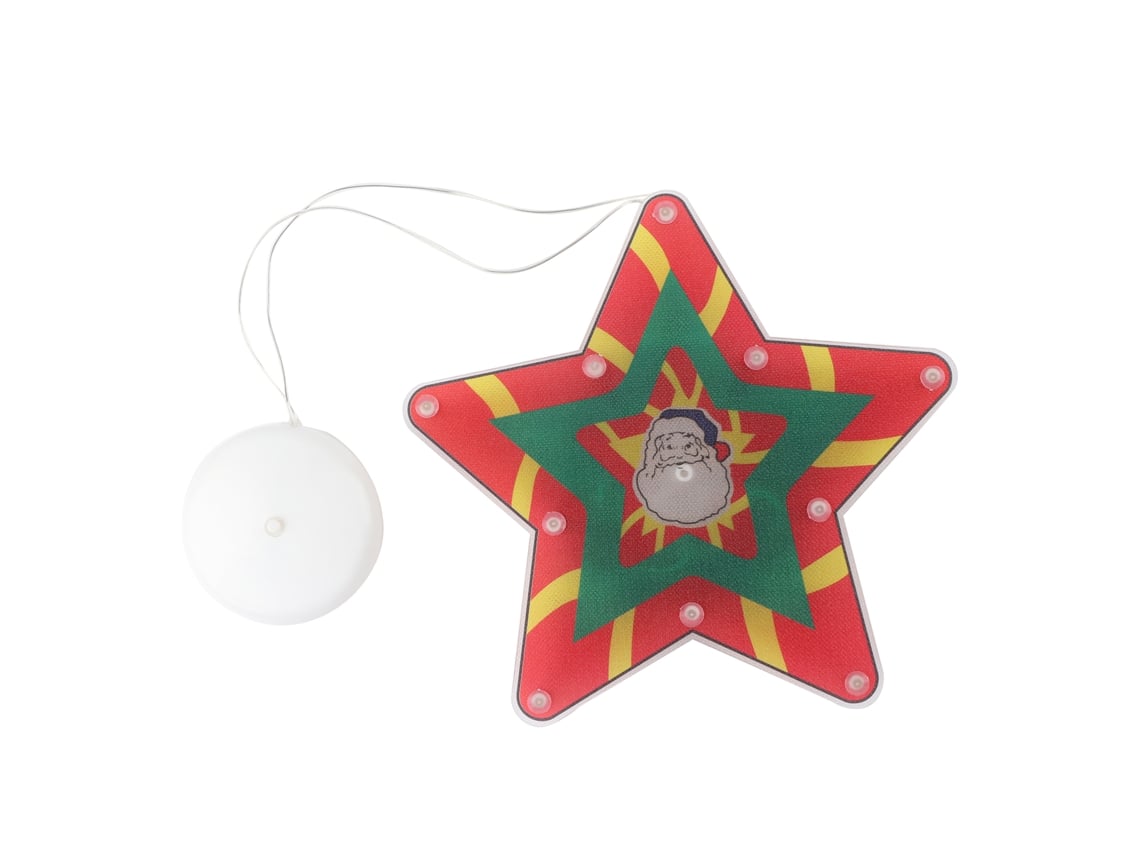 Rebe-luz Colgante De Navidad Led Con Ventosa Para Taza Y Ventana, Decoración Navideña Exterior E Interior