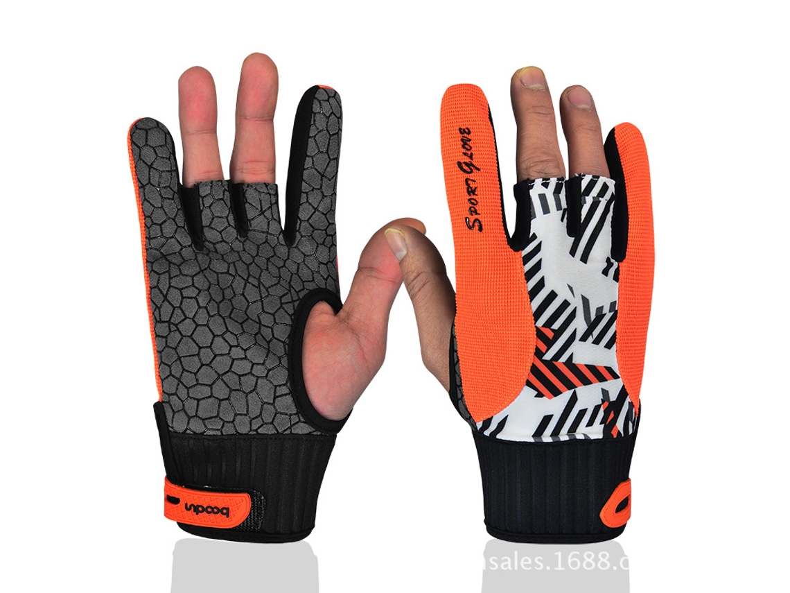 (naranja M) Guantes Unisex Con Hebilla De Pulgar De Silicona Antideslizante, Adecuados Para Ciclismo De Montaña.
