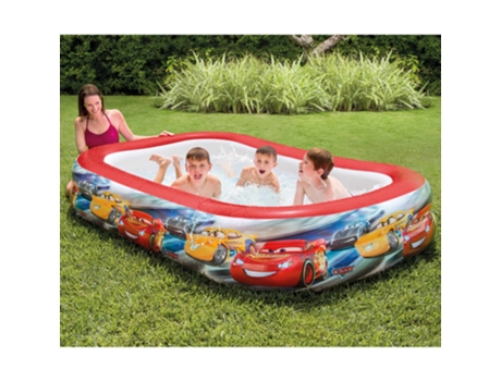 Piscina Cars Swim Center Multicolor 262X175X56 cm INTEX