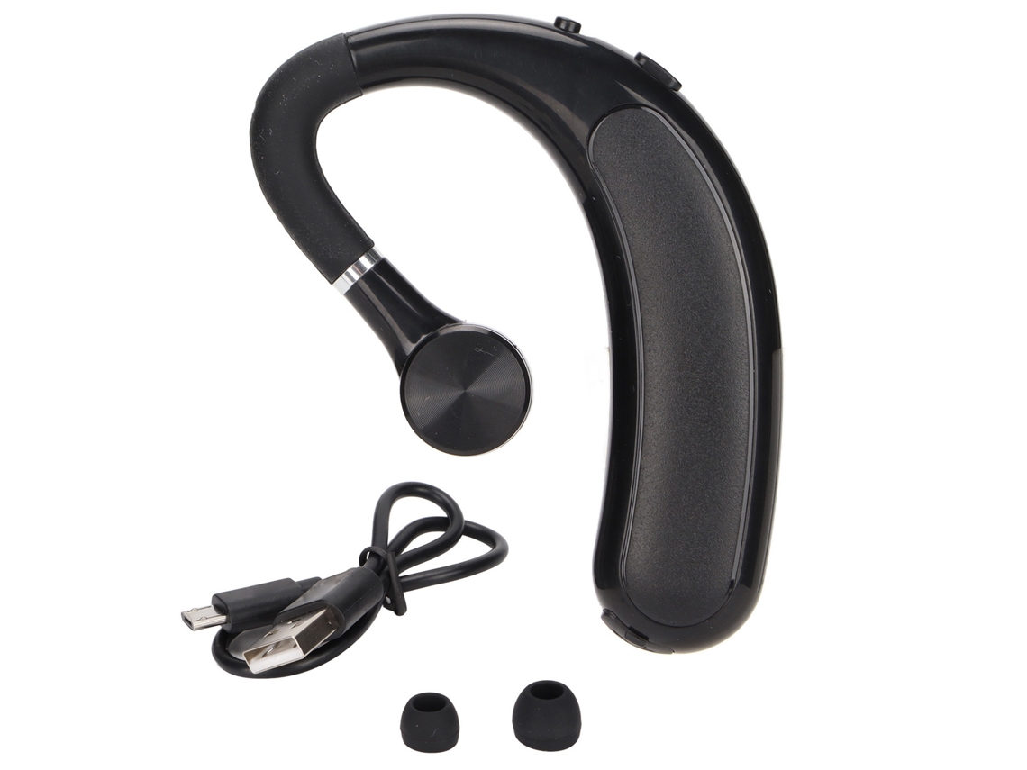 Auriculares Bluetooth 5.2 Con Gancho Para La Oreja, Llamadas Hd, Inalámbricos Para Negocios Y Conducción.