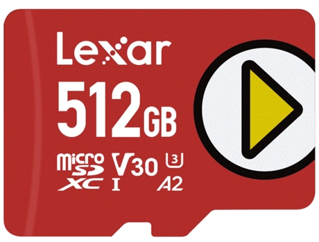 Tarjeta de memoria Lexar Play Microsdxc Uhs-I Card 512 Gb Clase 10