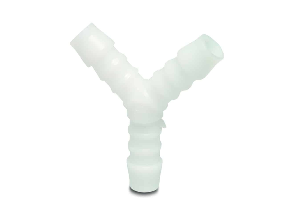 Conector de manguera de plástico en forma de Y de 19 mm, duradero y versátil para alta presión. Klasebo