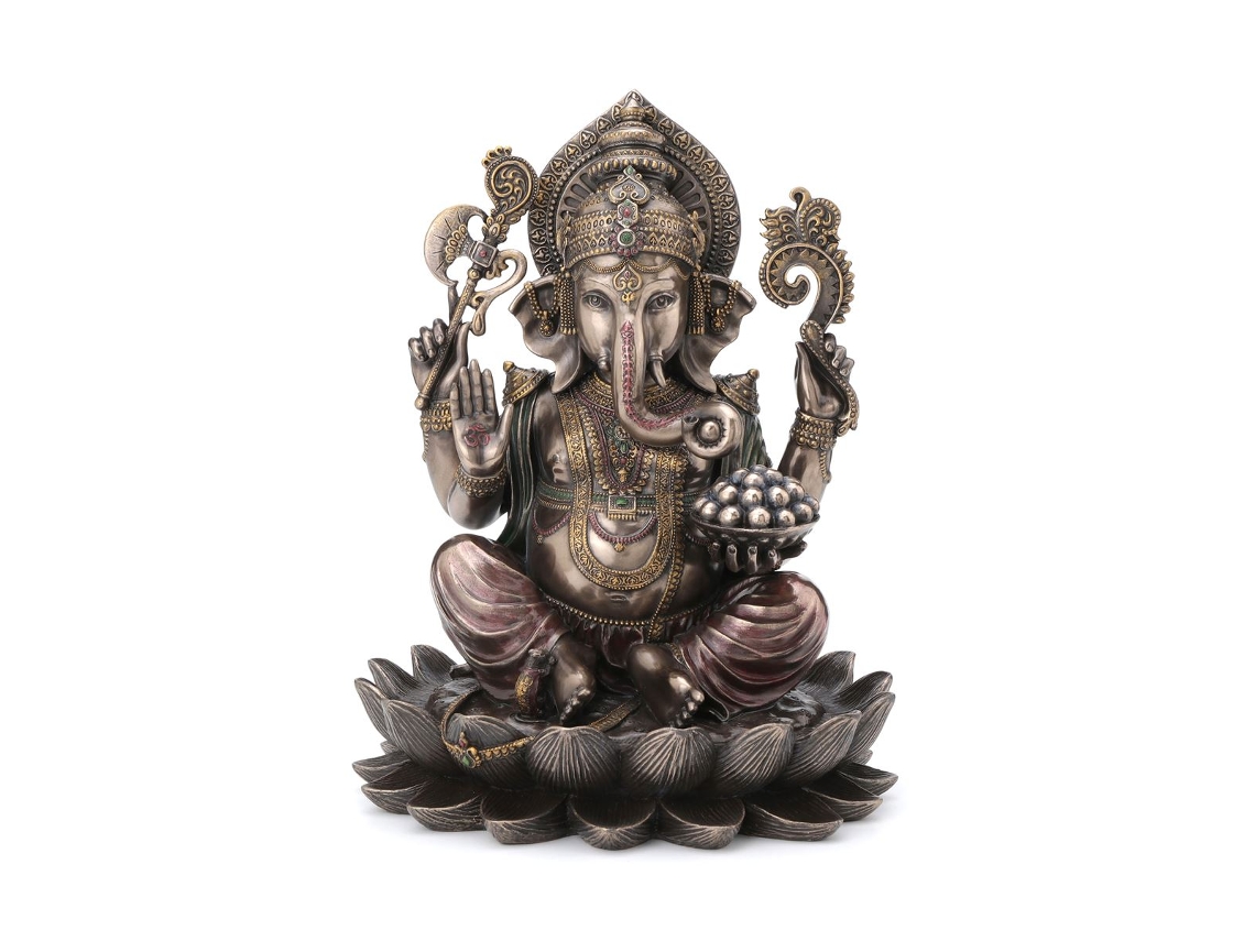 Ganesha Resina Bronce Figuras Budas Colección Oriental Signes Grimalt BY SIGRIS