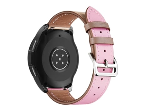 Correa de piel auténtica para Samsung Galaxy Watch 5 40mm/44mm/Watch 5 Pro 45mm - beige/Rosa claro