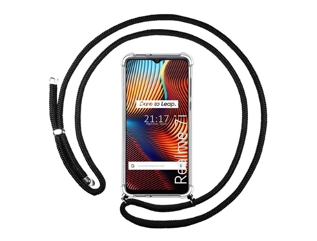 Carcasa Realme 7i / Narzo 30A TUMUNDOSMARTPHONE Colgante Negro