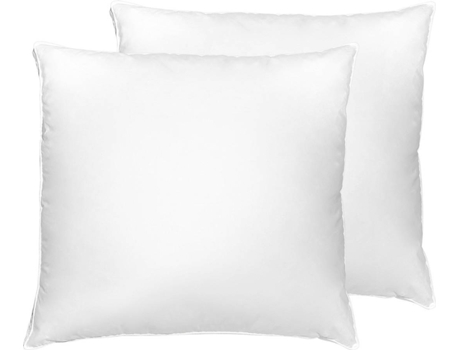 Juego de 2 Almohadas BELIANI Khartaphu (Blanco - 80x80 cm)