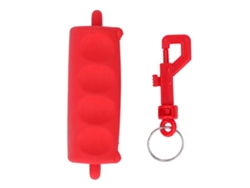 Retractor Portátil De Silicona Para Flechas De Arco Con Gancho Antideslizante Para Práctica De Tiro Con Arco - Rojo