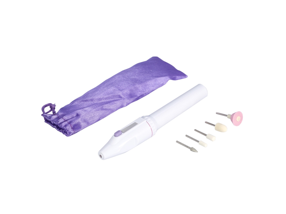Máquina De Uñas Eléctrica Para Manicura Y Pedicura: Taladro, Lijadora Y Pulidora Con 5 Piezas De Brocas