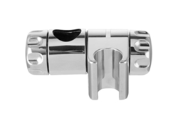 Soportador De Ducha Deslizante De Cromo Para Grifo De Mano Con Tornilleros Ajustable Resistente A La Corrosión