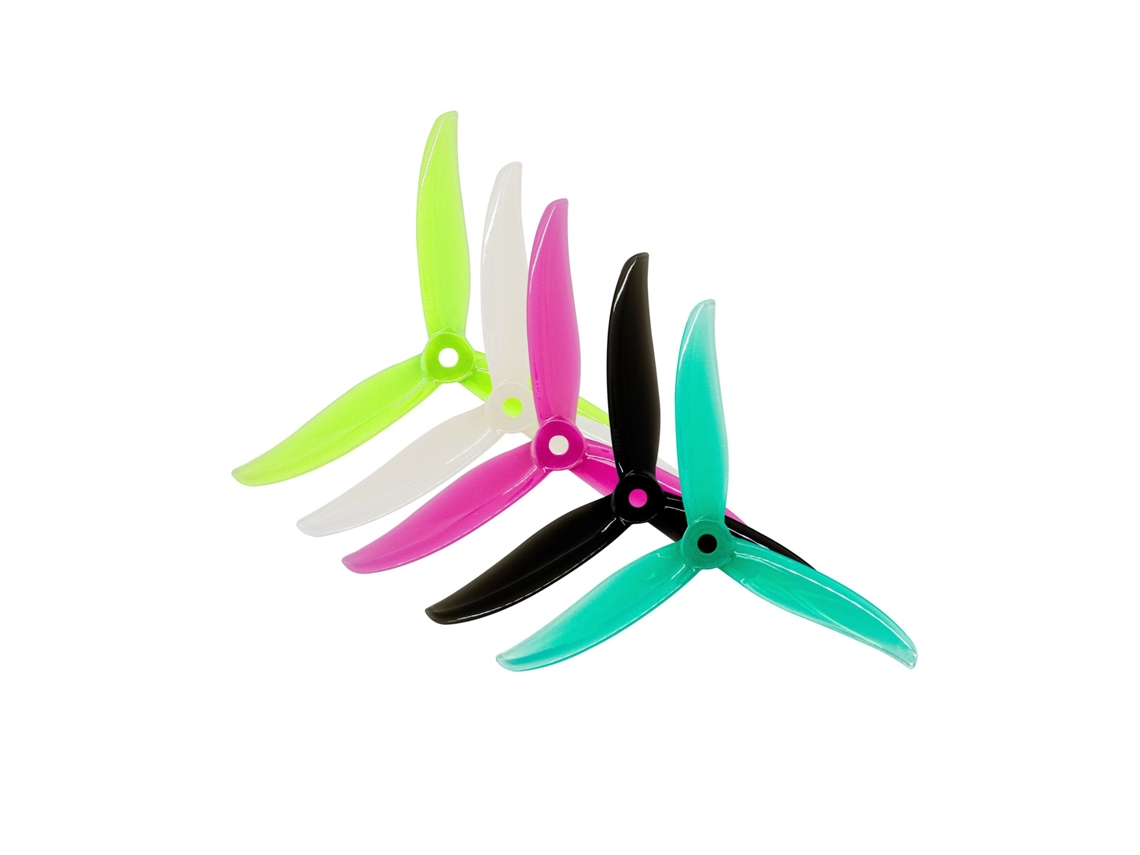Azul/verde2pcscw2pcs /10pcs Gemfan Sbang 4934 4.9x3.4x3 Hélice De Pc De 3 Palas Con Orificio De Montaje M5 Cw Ccw Para Drones De Carreras Fpv Rc