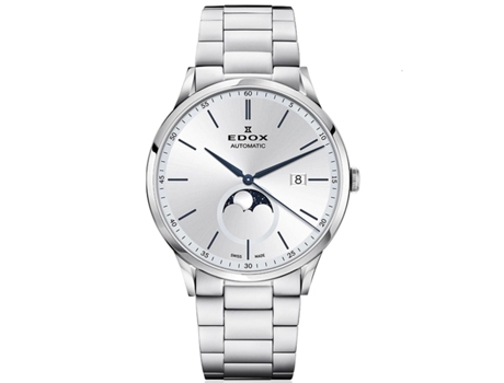 Reloj Hombre EDOX LES VAUBERTS MOONPHASE DATE AUTOMATIC