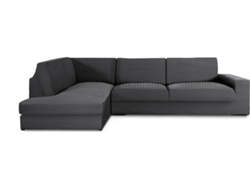 Funda de Chaise Longue Rinconera Izquierda EYSA Premium Jaz Tejido Multielástico (500 x 110 x 120 cm - Poliéster y Algodón - Gris Oscuro)