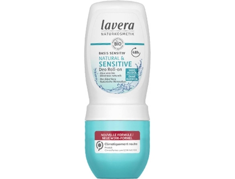 Desodorante LAVERA Roll-On 48H Basis Sensitiva y Natural (50 ml)