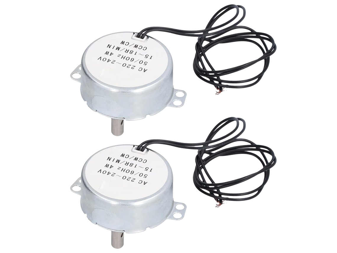 Mini Motor Síncrono De 15-18 Rpm Y 4 W Para Ventiladores Y Calentadores Eléctricos.