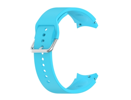 Correa Smartwatch para Samsung Galaxy Watch4 40mm / 44mm Silicona Plateada con Hebilla Redonda (Azul Cielo)