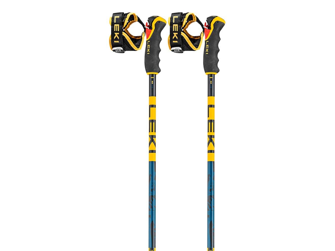 Bastón LEKI ALPINO Pólos Spitfire 3d Dourado 115 cm