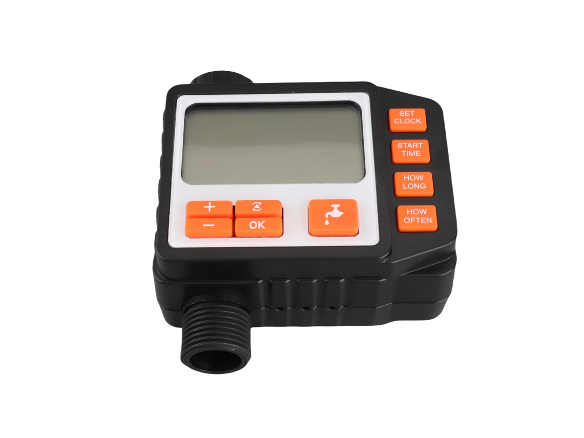 Temporizador De Agua Digital Programable Con Pantalla Grande De 3 Pulgadas Y Modo Manual Para Manguera De Riego De Jardín.