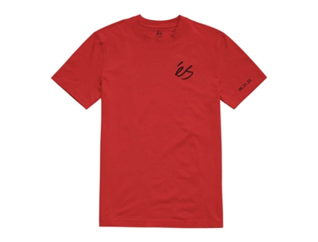 Camiseta de Hombre para Skate ES Go Rojo (M)