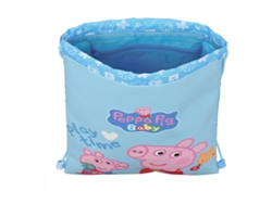 Mochila de Bolsas Con Cordones Peppa Pig Bebé 26 x 34 x 1 cm