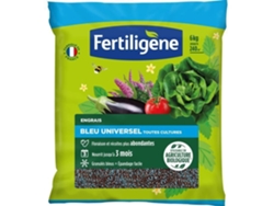 Fbleubio6 Fertilizante Universal Azul 6 kg Floración y Cosechas Abundantes Nutre hasta 3 Meses para 240m² Fertiligene