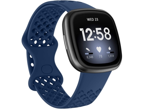 Correa para Smartwatch de Silicona para Fitbit Versa 3 / Fitbit Sense Azul