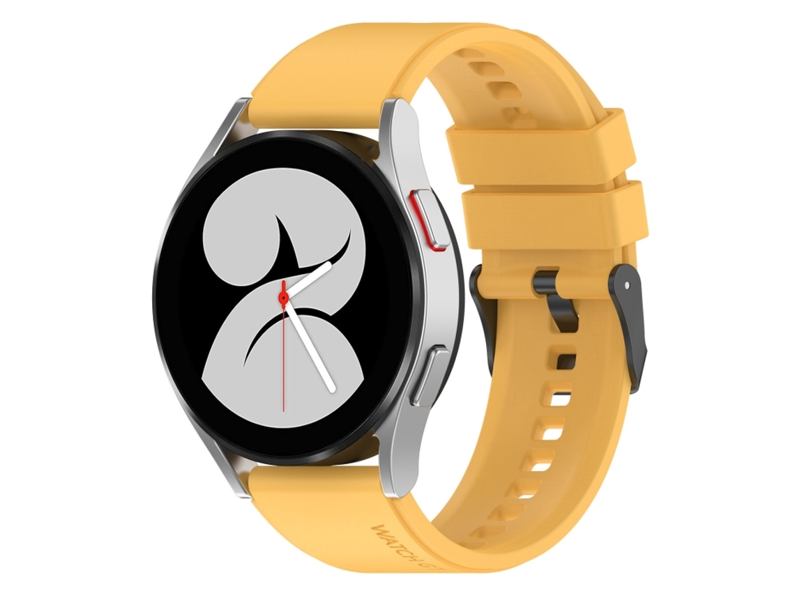 Correa para Samsung Galaxy Watch 5 Pro (45 mm) - Silicona negra con hebilla escalonada (20 mm)