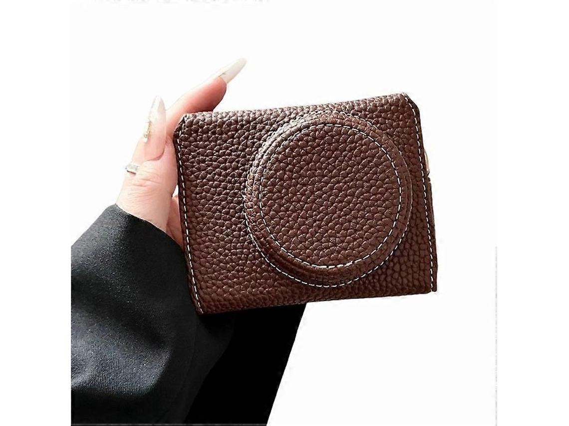 Estuche de cuero compatible con Sony Zv 1f / Zv 1 Mark II con acceso a la batería y cubierta protectora para la cámara Facpoet