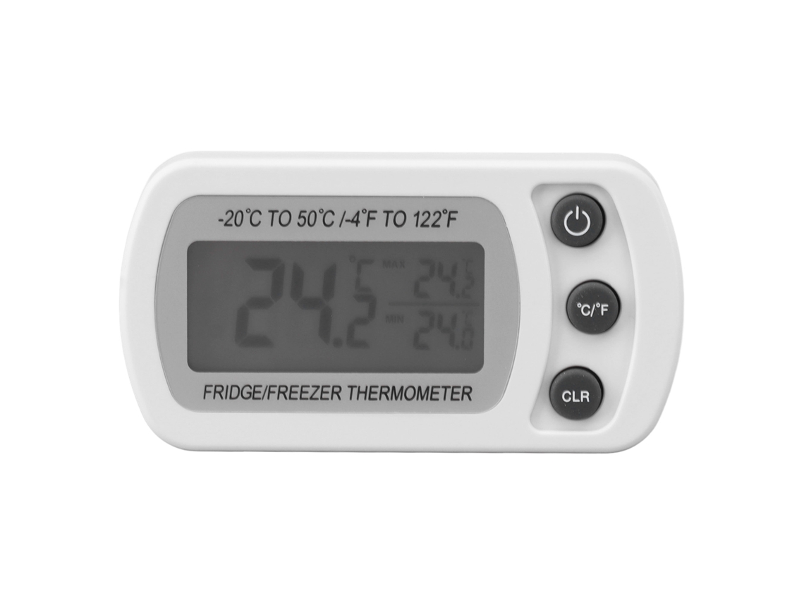 Peças Termômetro Digital Impermeável Para Geladeira Freezer -20~50℃ Branco