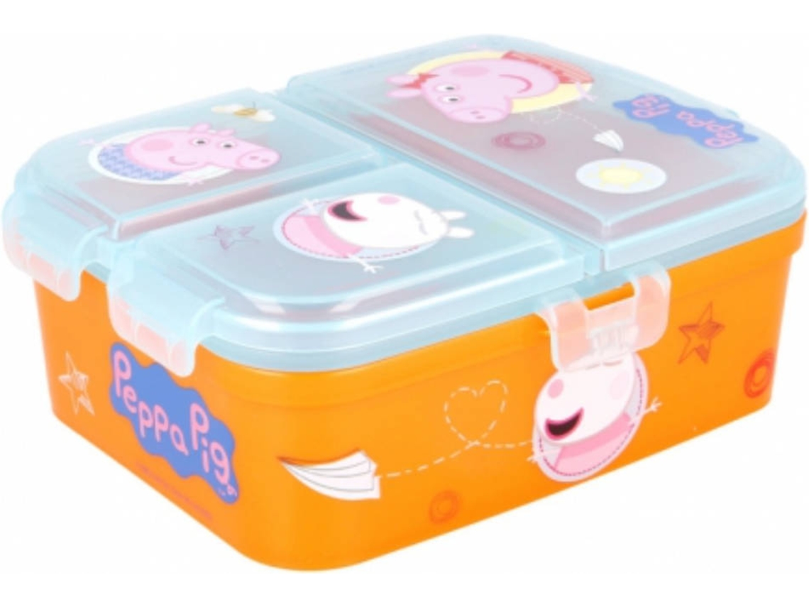 Lonchera PEPPA PIG (Laranja - Plástico - 6 x 16 x 13 cm)