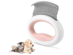 Cepillo de aseo para perros y gatos con peine de masaje suave para un cuidado relajante del pelaje. Tienda Jinyubo