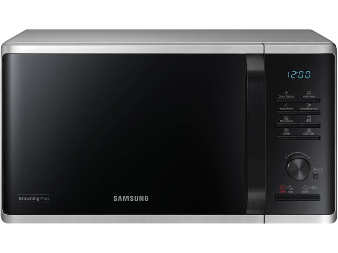 Microondas SAMSUNG MG23K3515AS (23 L - Com Grill - Inox)