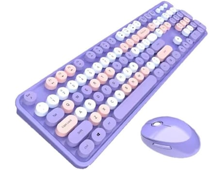 Teclado ELKUAIE Inalámbrico + Ratón (Inglés)