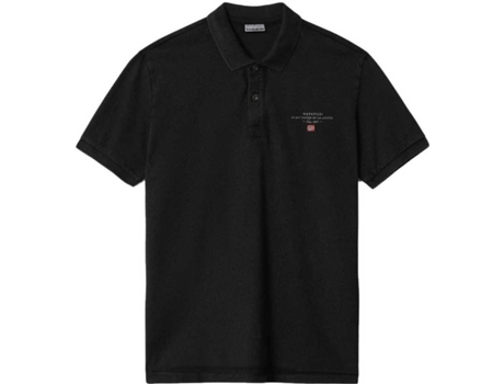 Polo para Hombre NAPAPIJRI Elbas 4 Negro para Nautica (L)