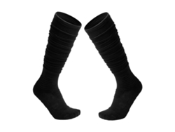Yncm-calcetines De Fútbol Scrunch Ultra Largos De Algodón Hasta La Rodilla Acolchados Para Rugby, Baloncesto, Hockey