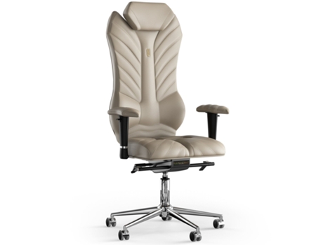 Silla de Oficina KULIK SYSTEM Monarch Cuero (Bege -130x50x50cm)