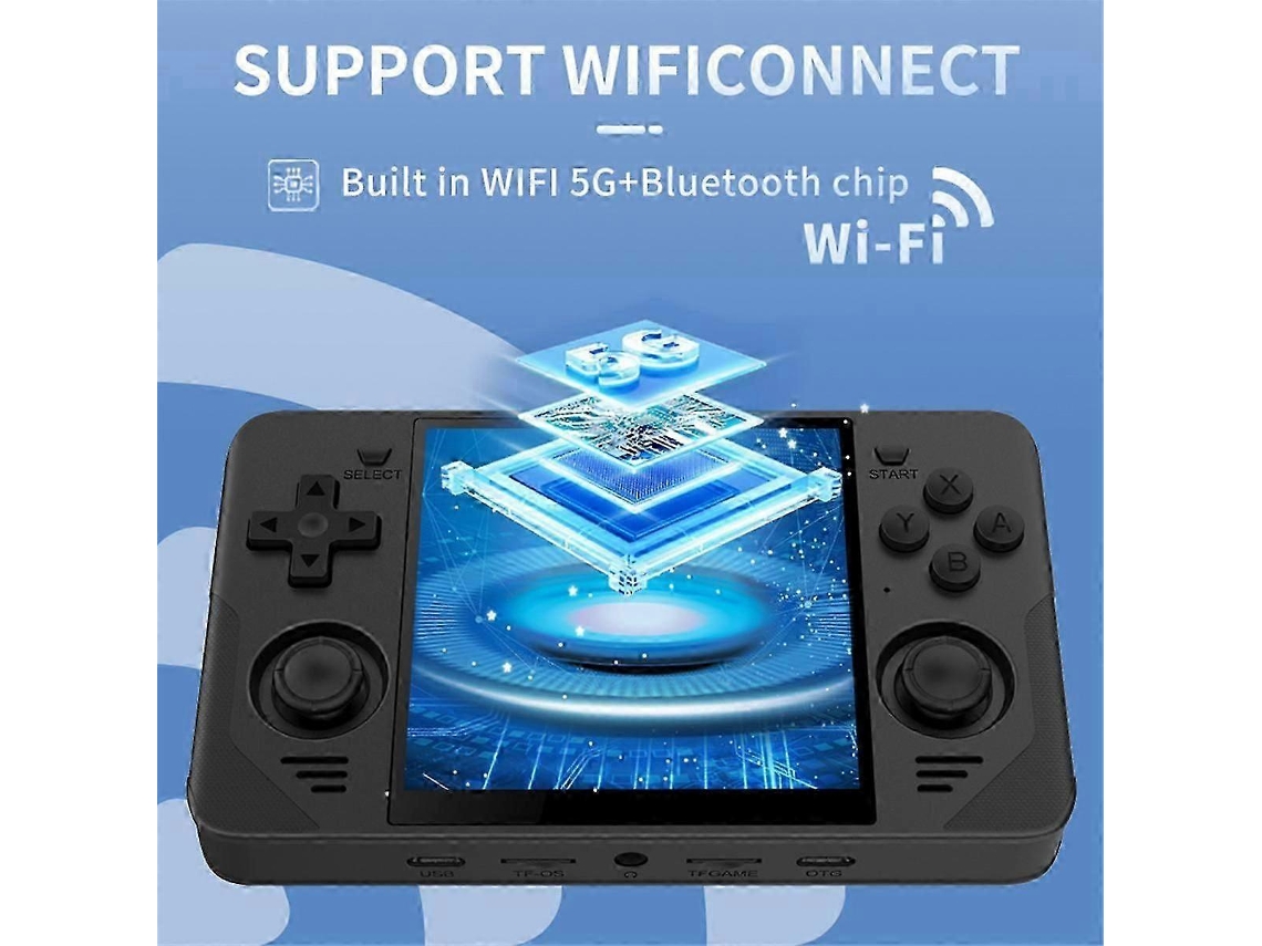 Rgb30 Retro Game Console 16g64g 4.0 Inch 720x720 -core Cpu 5ghz Wifibluetooth 4100mah Handheld Ga