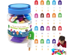 Helado Para Amantes De Los Números - Juego Educativo Matemáticas Y Conteo Clasificación Por Colores