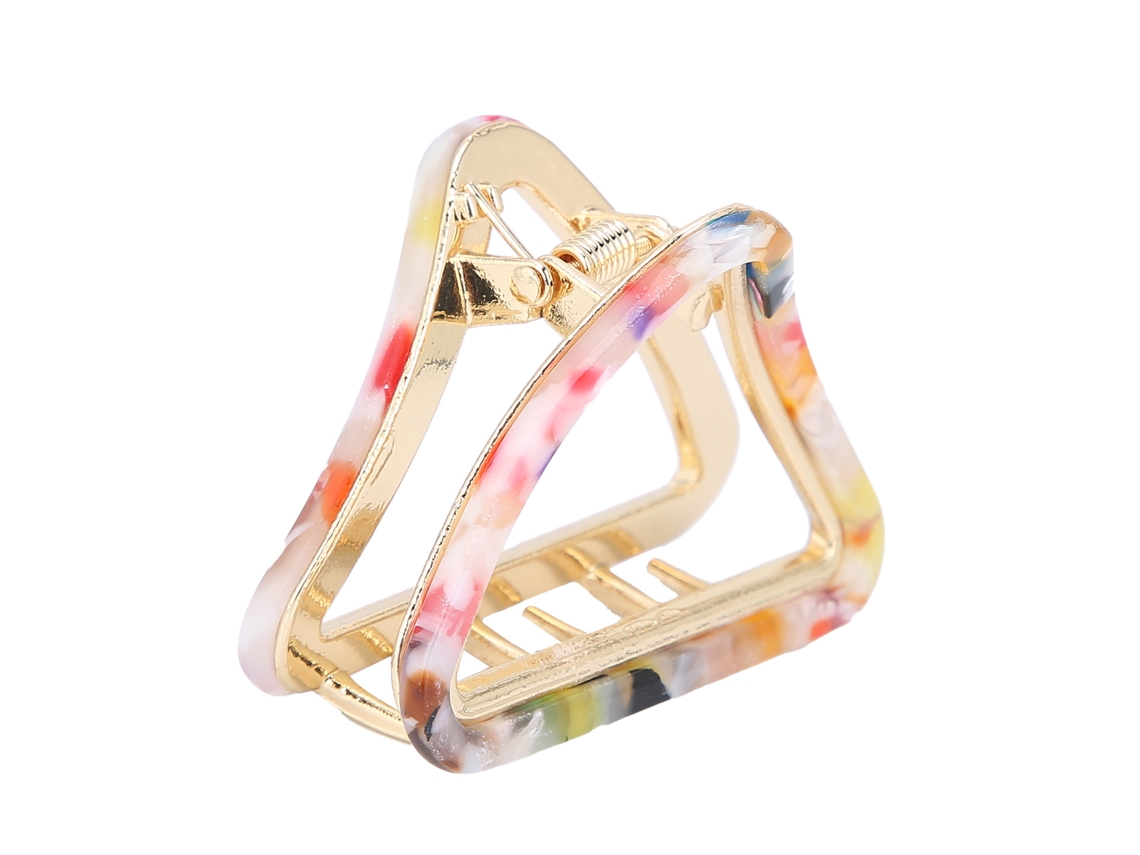Pinzas De Pelo De Garra Triangular Hueca Para Mujeres Y Niñas Clips De Pelo Decorativos Simples Y Elegantes