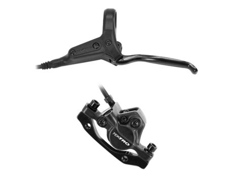 Freno de disco delantero hidráulico negro sin disco y kit adaptador - ideal para niños manos cuello ajustable TEKTRO M282
