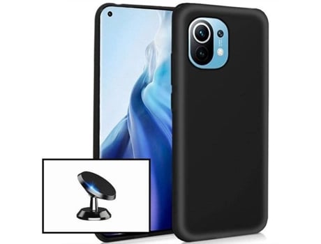 Kit Carcasa + Protector de Pantalla Xiaomi Mi 11 Lite 5G PHONECARE Negro
