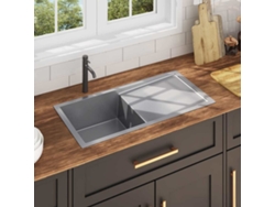 Lavavajillas de cocina de acero inoxidable hecho a mano DKD HOME DECOR