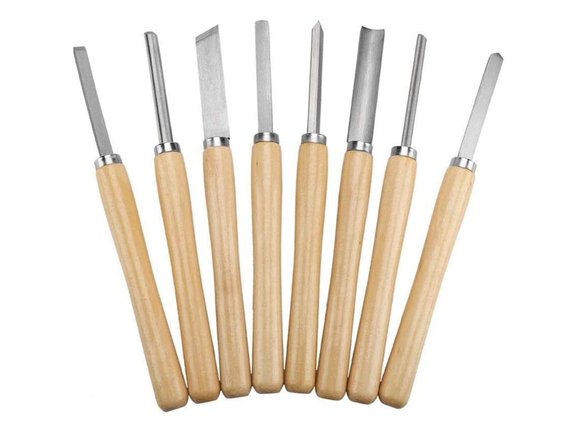 2026altiro-juego De 8 Brocas Para Torneado De Madera Con Puntas De Madera Resistentes Y Cabezas Metálicas.