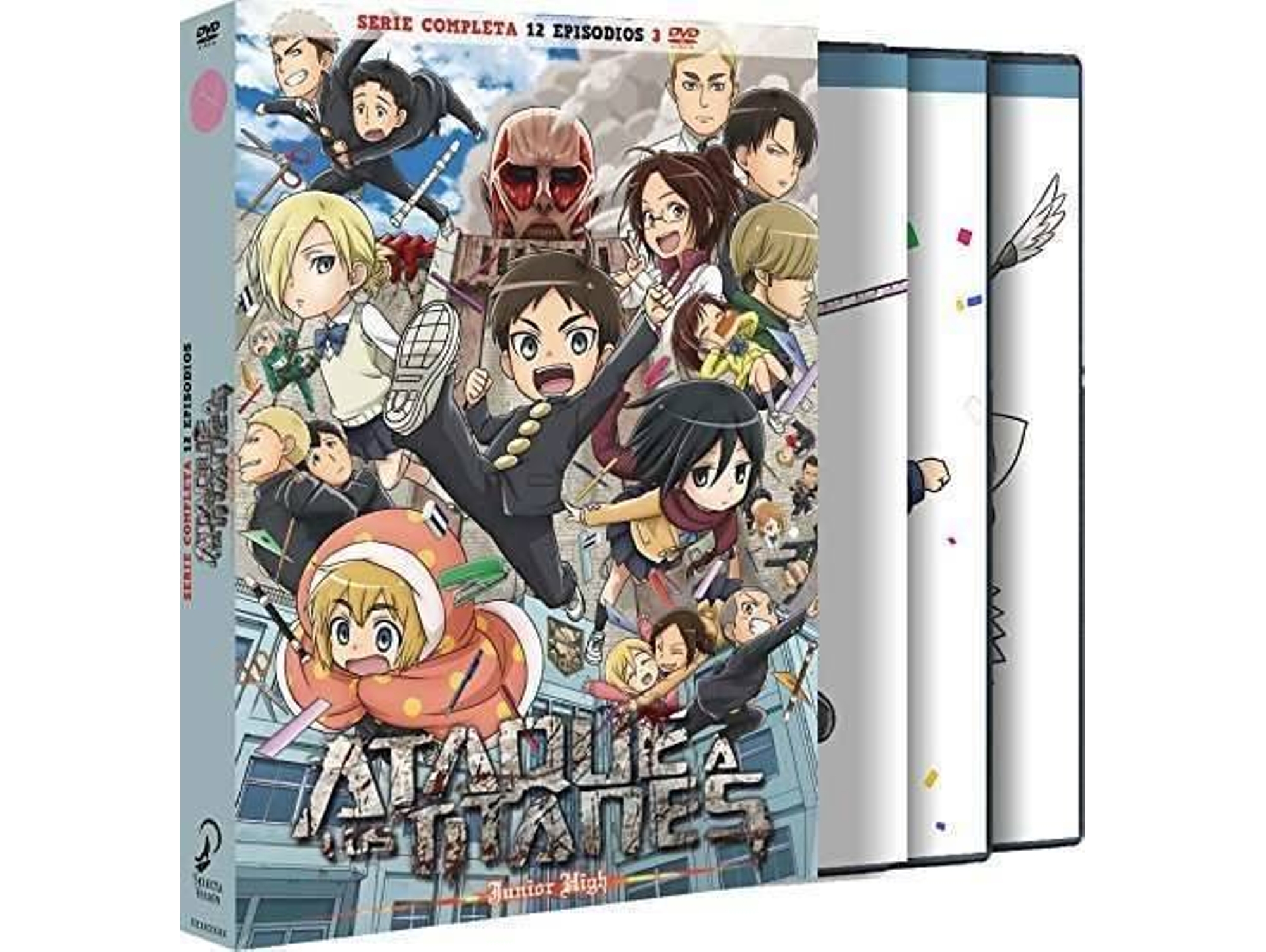 DVD Ataque A Los Titanes Junior High - Episodios 1 A 12