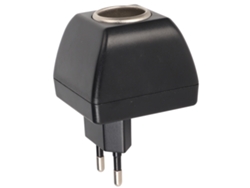 Adaptador De Fonte De Energia Ca 100-240v Para Cc 12v 1.5a Conversor De Porta-cigarros Com Plugue Eu