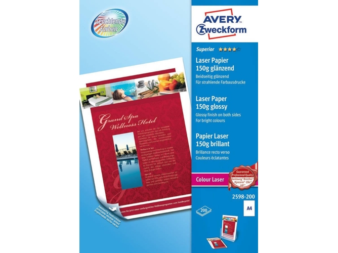 Papel fotográfico AVERY ZWECKFORM DVD-RAM 3x